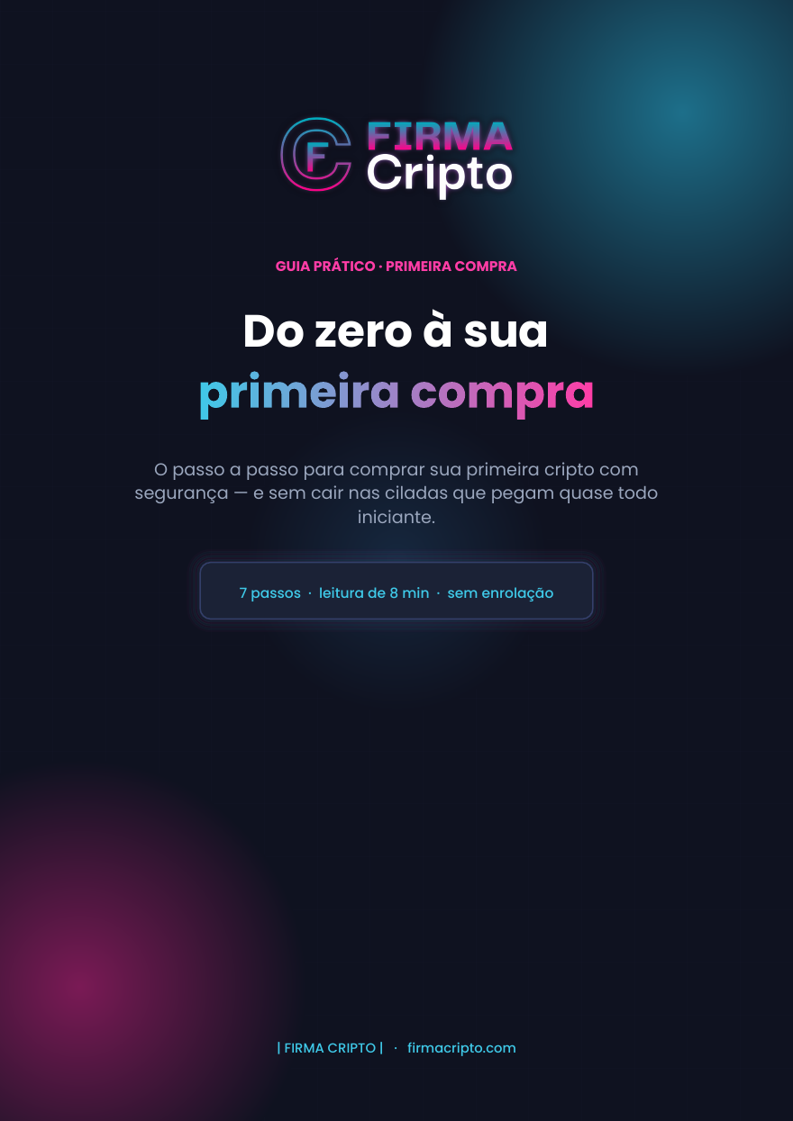 Capa do material: Guia da Primeira Compra (PDF grátis)
