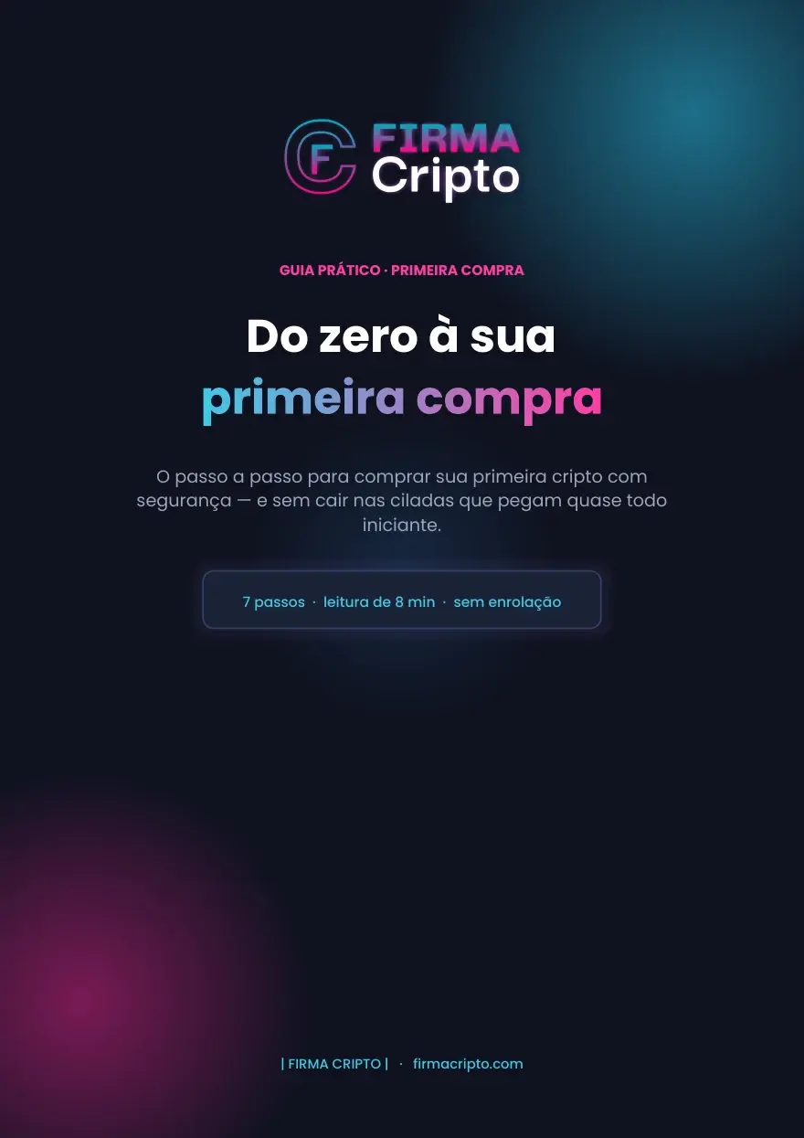 Capa do material: Guia da Primeira Compra (PDF grátis)