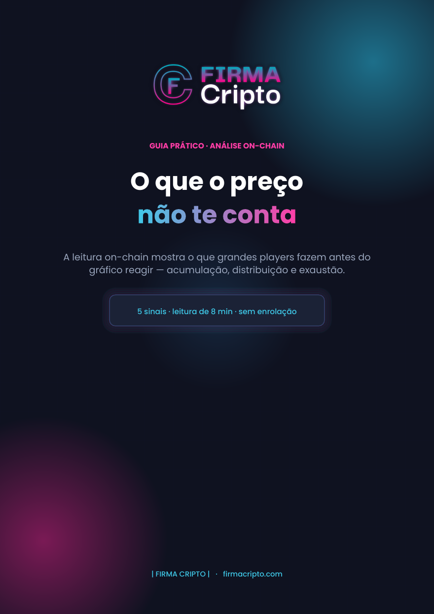 Capa do material: Leitura On-chain (PDF grátis)